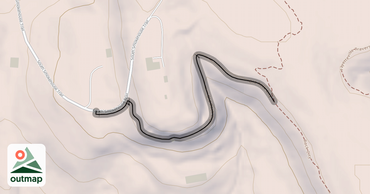 Map of Old Rock City