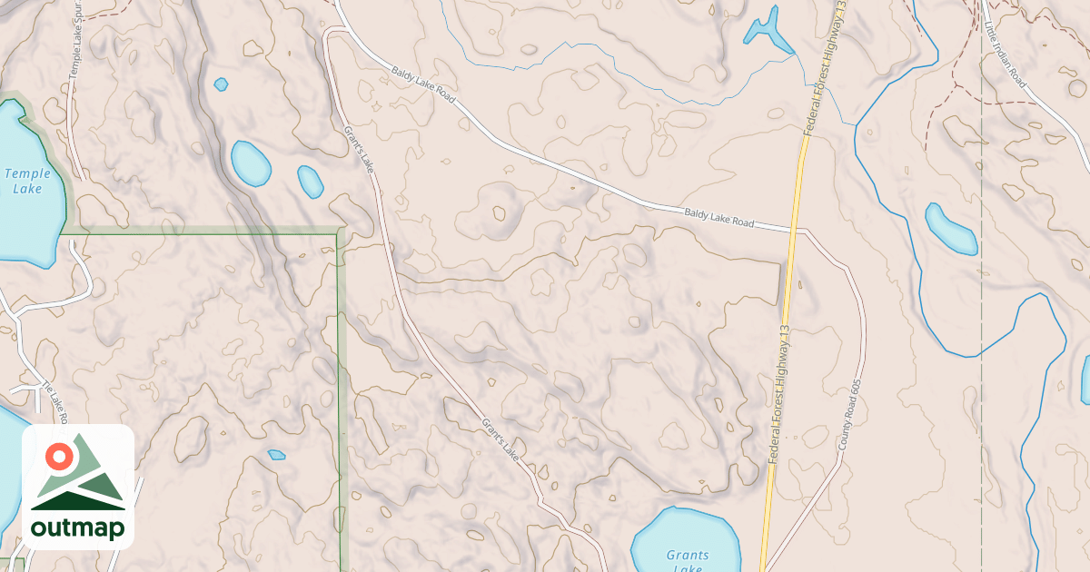 Map of GRANTS LAKE