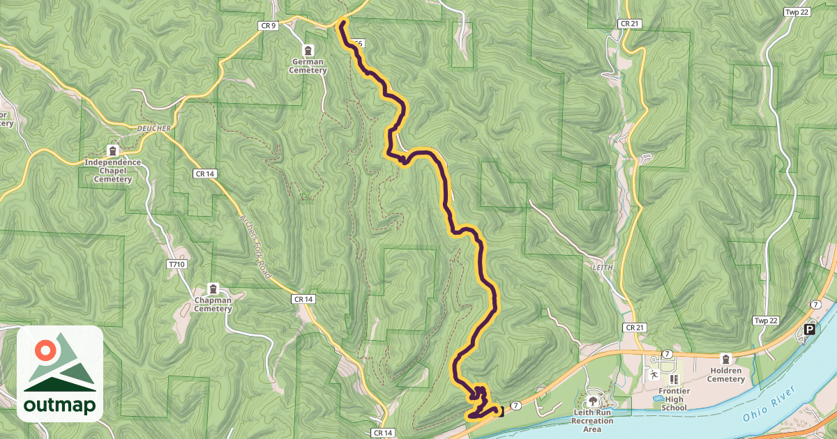 Map of Scenic River Trail