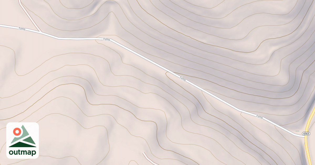 Map of FENIMORE CANYON