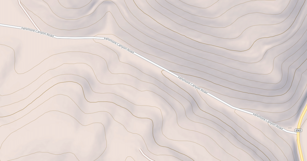 Map preview of FENIMORE CANYON