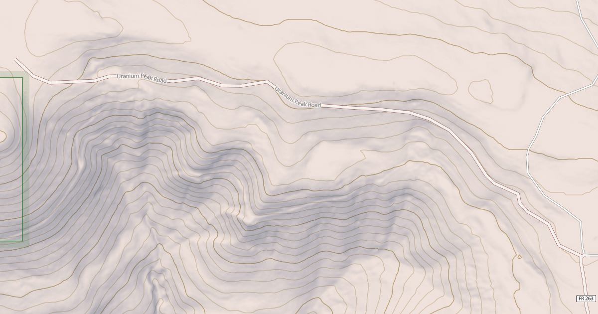 Map preview of URANIUM PEAK