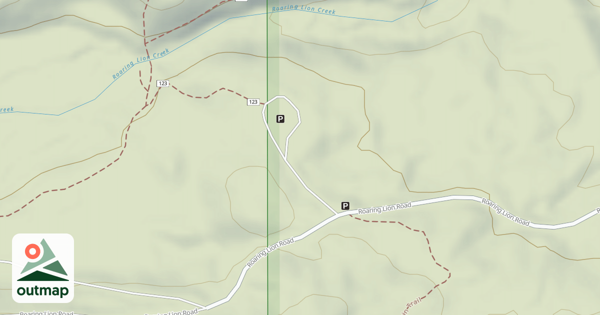 Map of (FDR) SAWTOOTH TRAILHEAD