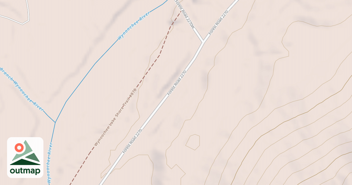 Map of WYNOOCHEE LOOP