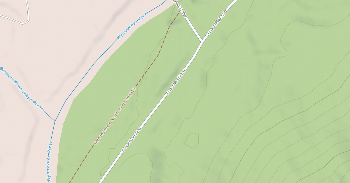 Map preview of WYNOOCHEE LOOP