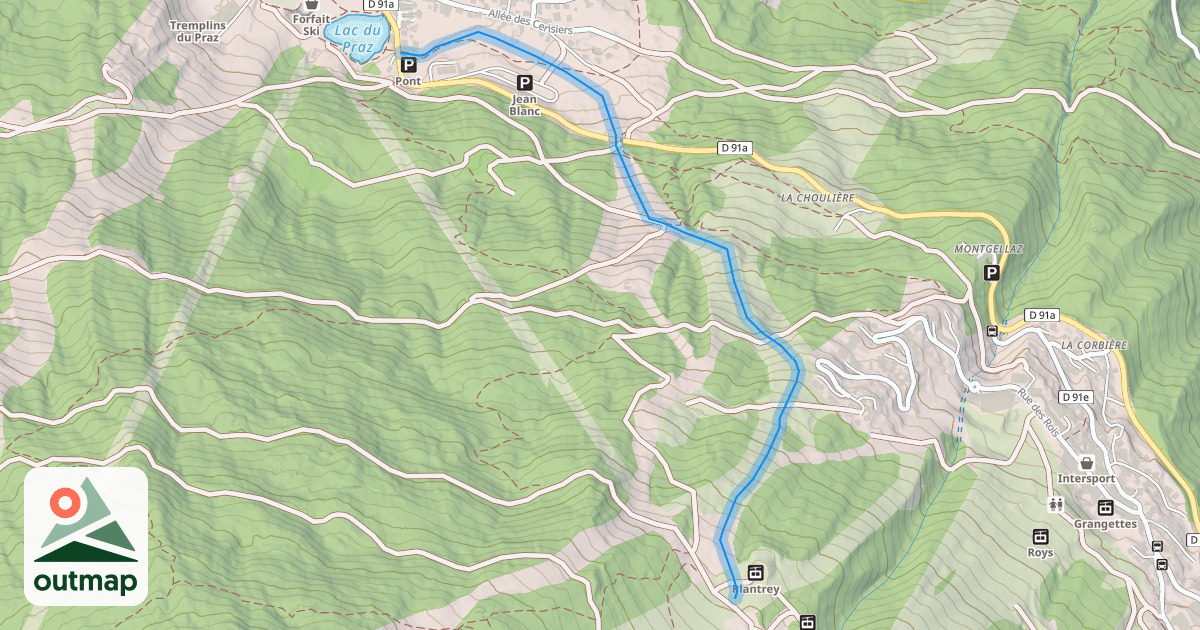Map of Brigues