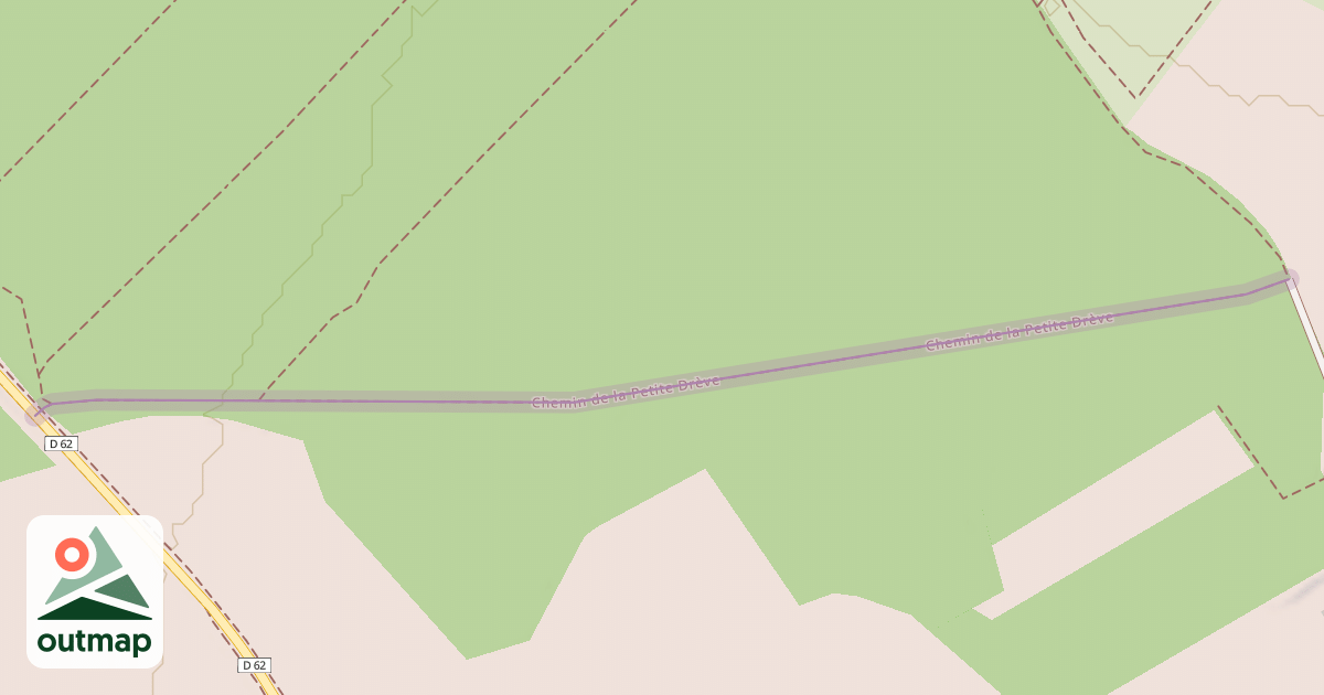 Map of Chemin de la Petite Drève