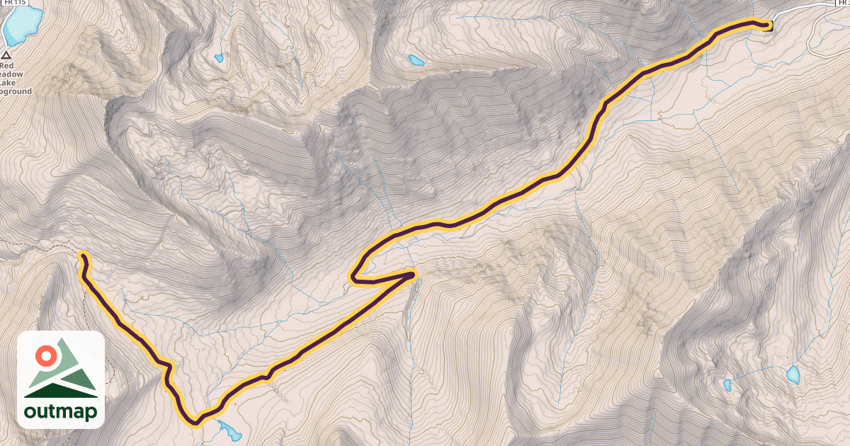 Map of Hay Creek Trail