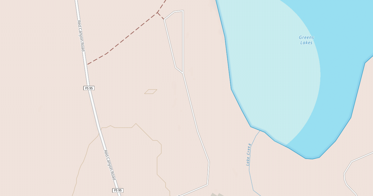 Map preview of GREENS LAKE