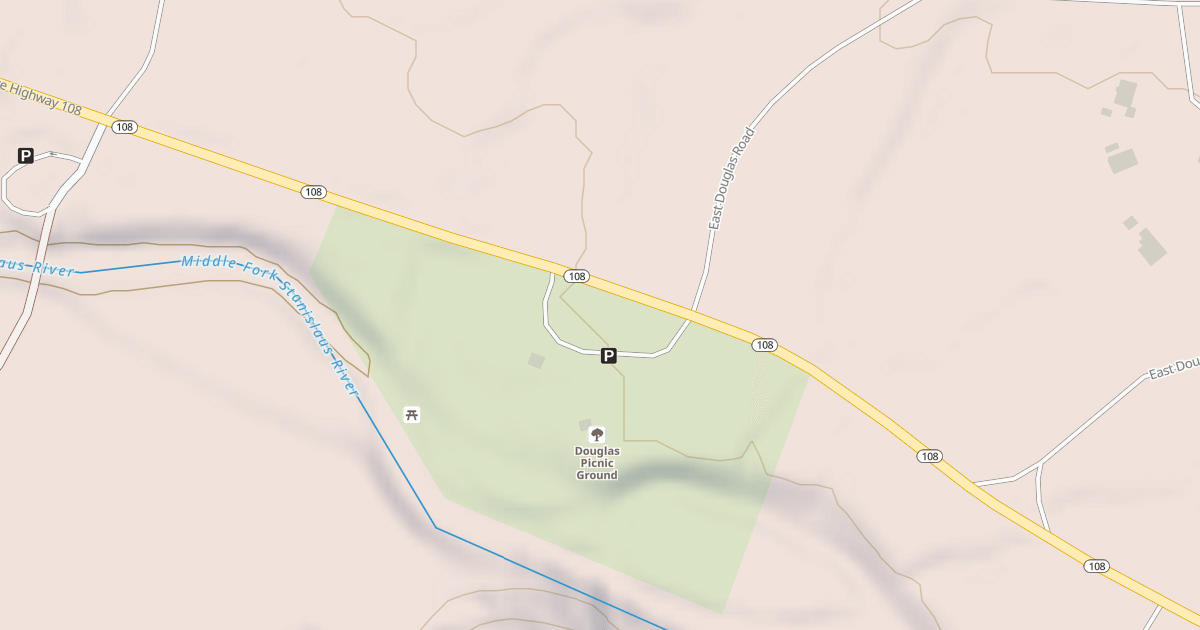 Map preview of DOUGLAS C.G.