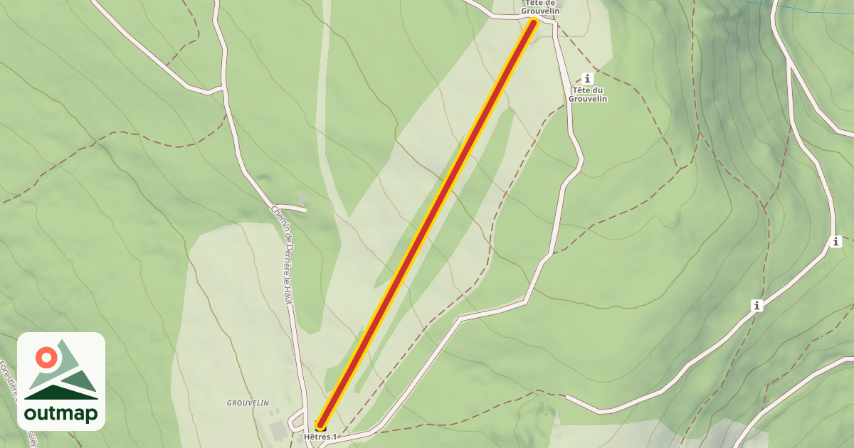 Map of Hêtres 1
