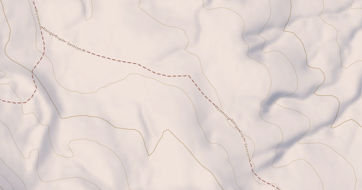 Map preview of Middle Piney North (H Trail)