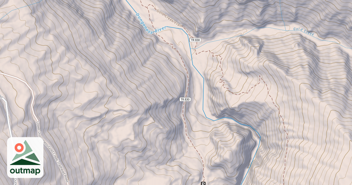 Map of Gold Creek