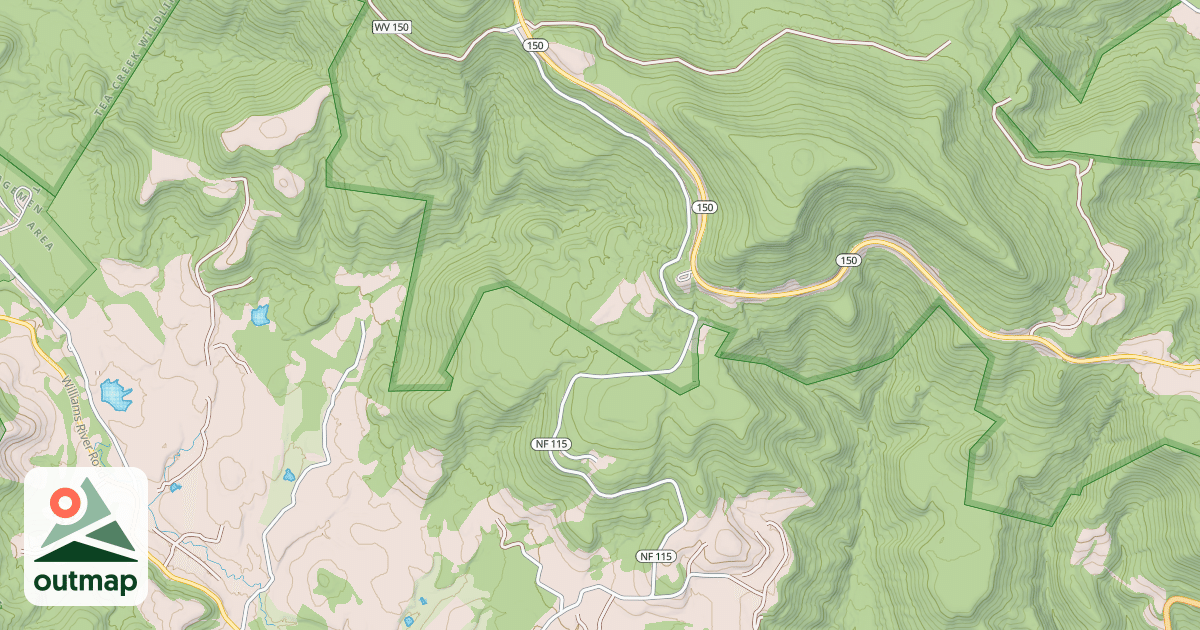 Map of FRIEL RUN