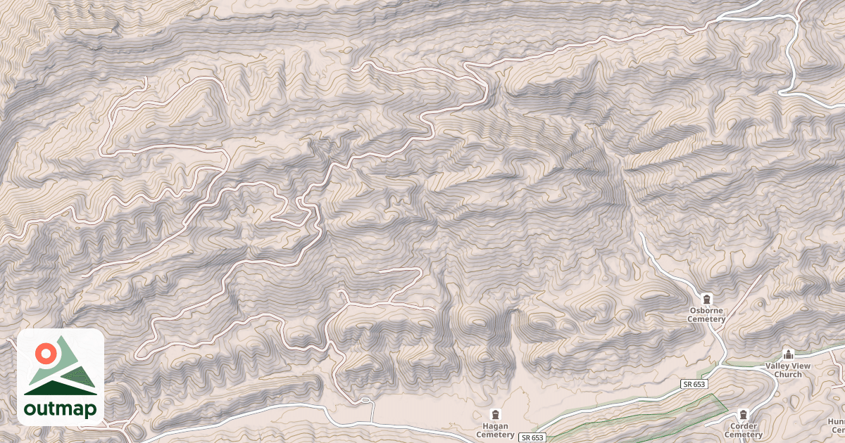 Map of MCGHEE CREEK