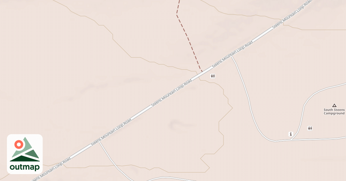 Map of Desert Trail Alternate  (Unmarked)