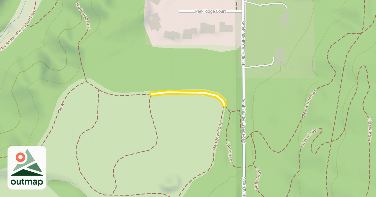 Map of Meadow Loop