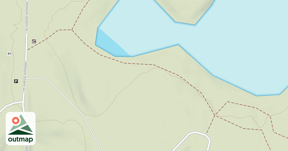 Map of Old Oak Natiional Recreation Trail