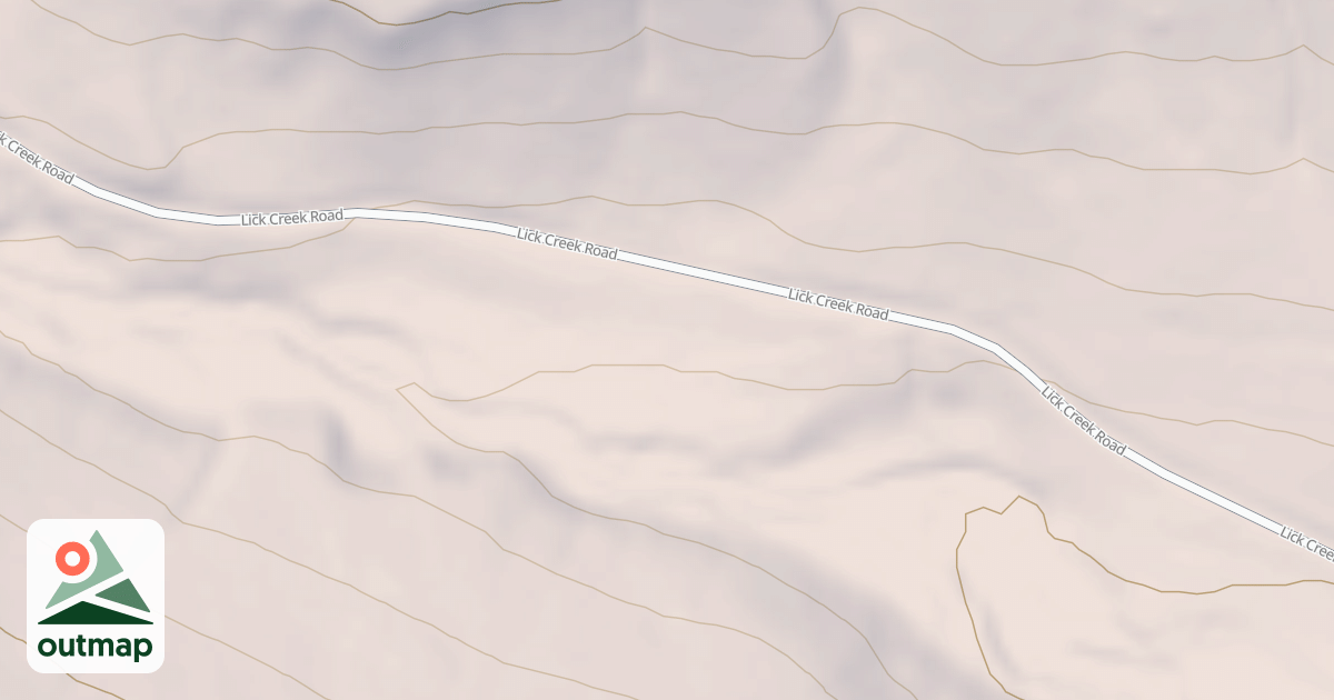Map of LICK CREEK DISPERSED A