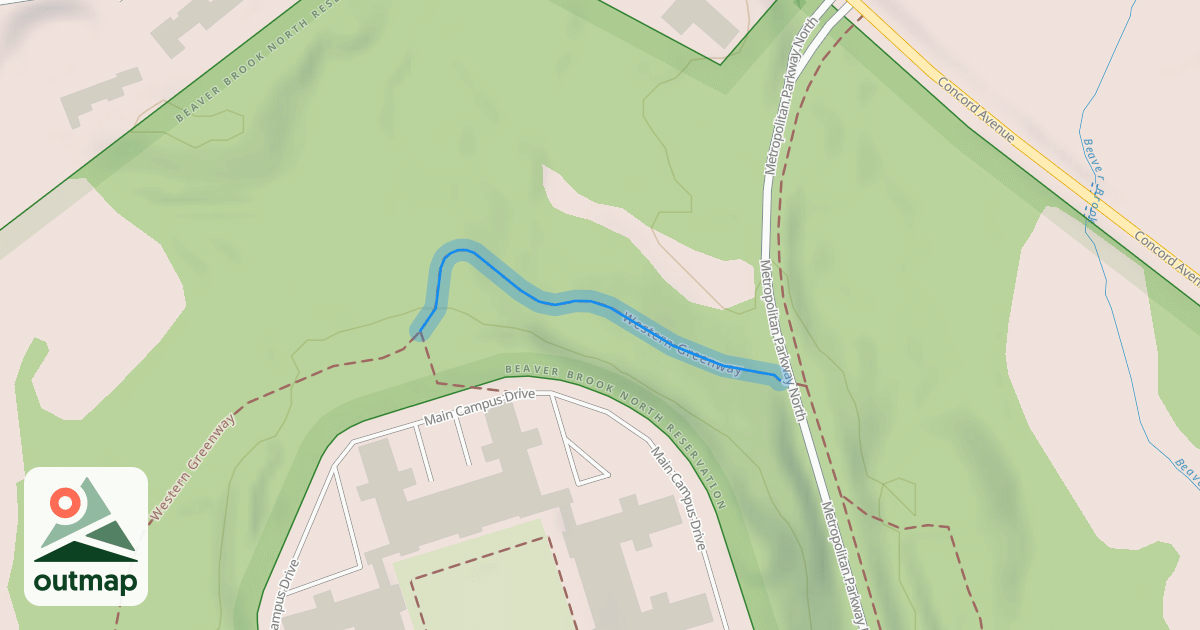 Map of Western Greenway