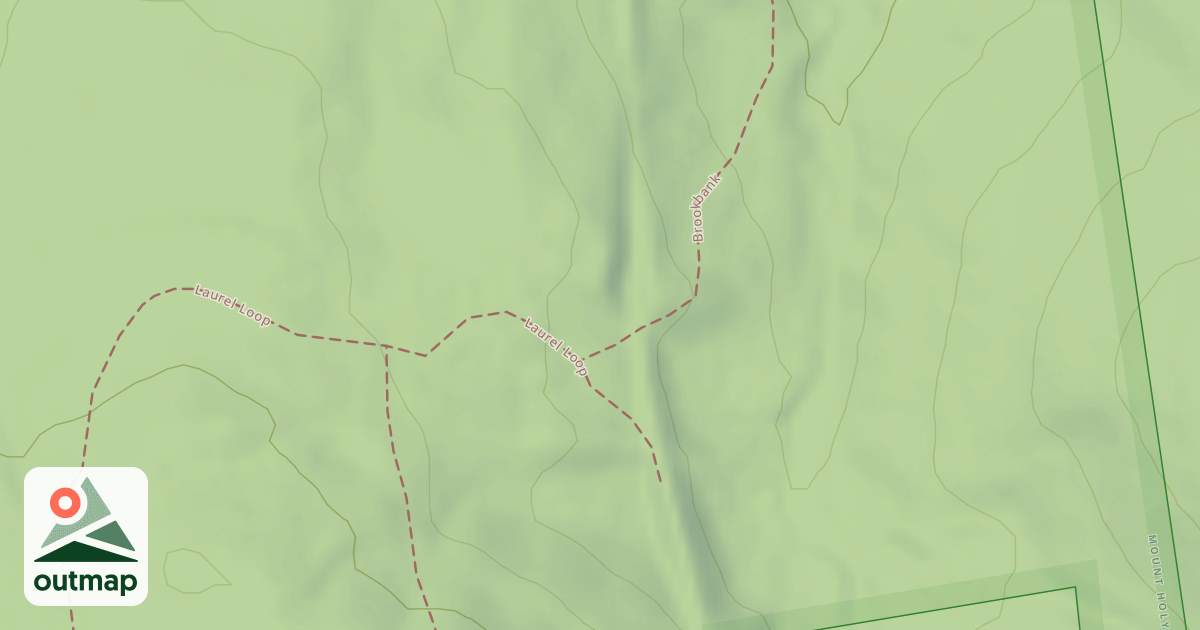 Map of Laurel Loop Trail