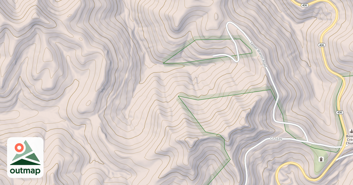 Map of OLD HOUSE RIDGE