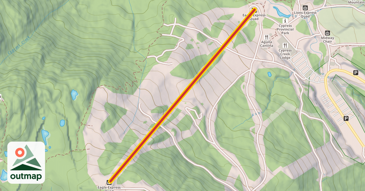 Map of Eagle Express Quad