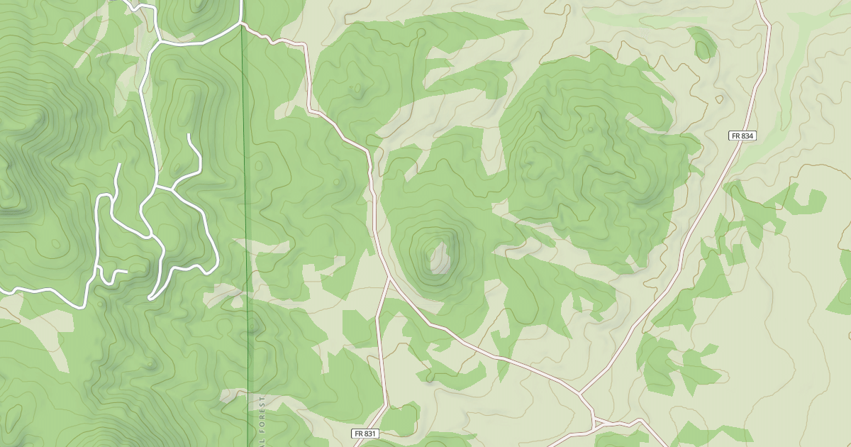 Map preview of OBSERVATORY ROCK