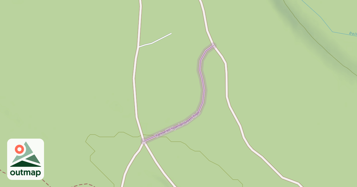 Map of Tahoe XC Special Green Trail