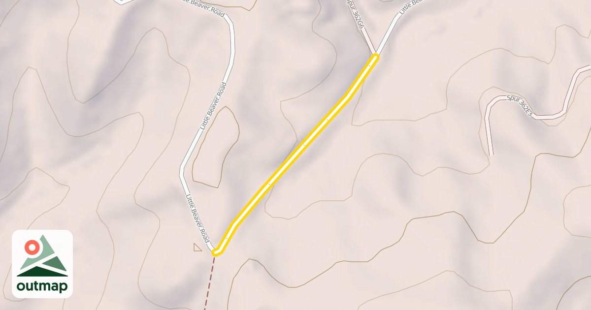 Map of Little Beaver Road