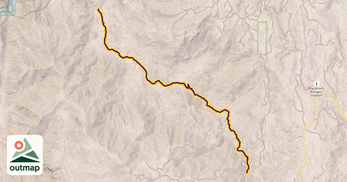 Map of Rattlesnake Trail