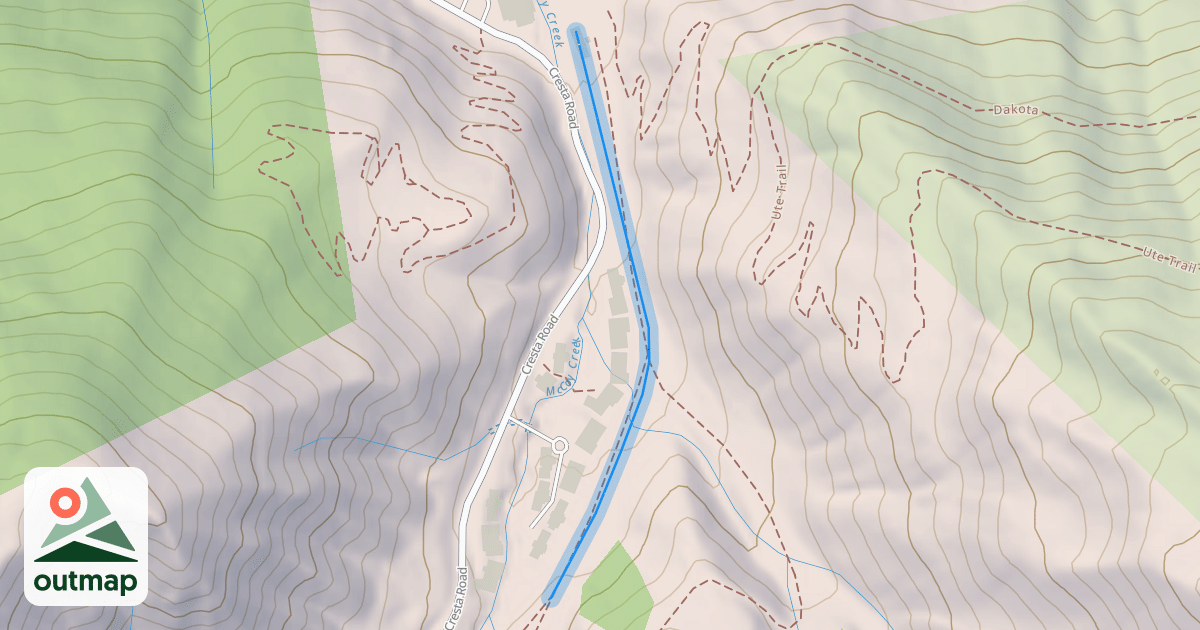 Map of Cresta