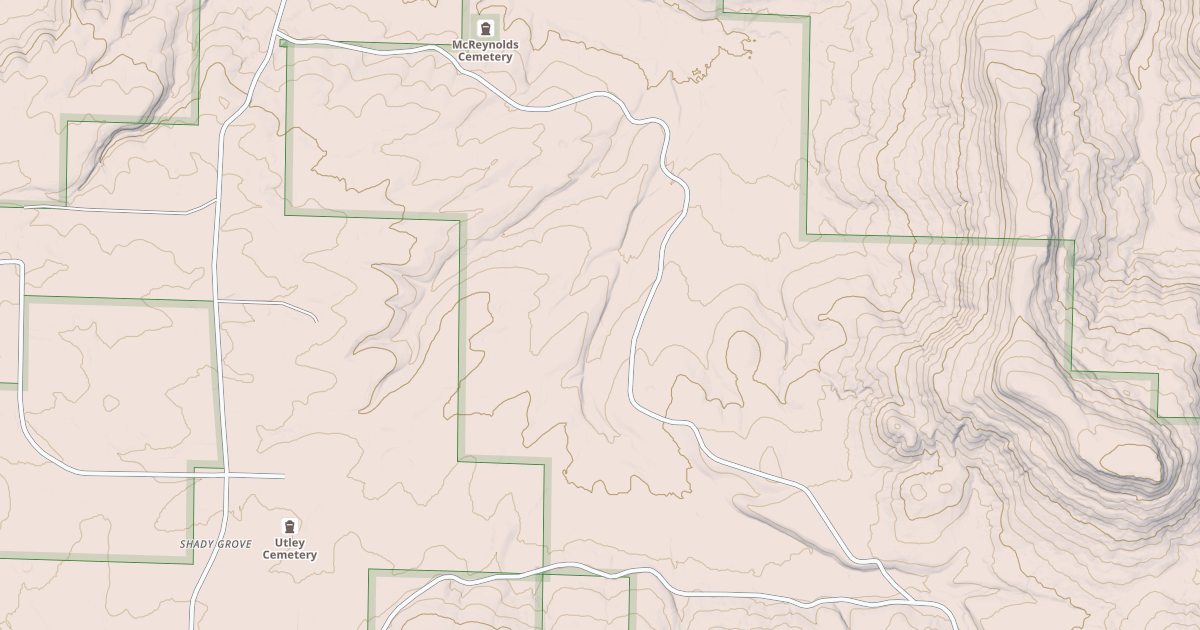 Map preview of MCREYNOLDS CEMETARY
