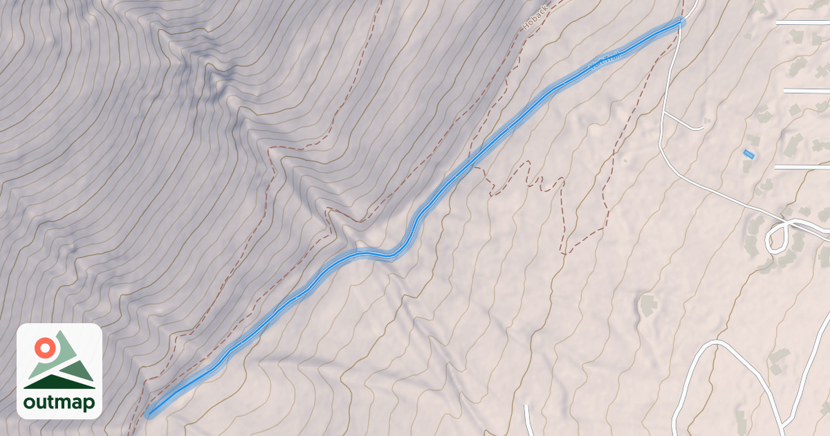 Map of Union Pass Traverse