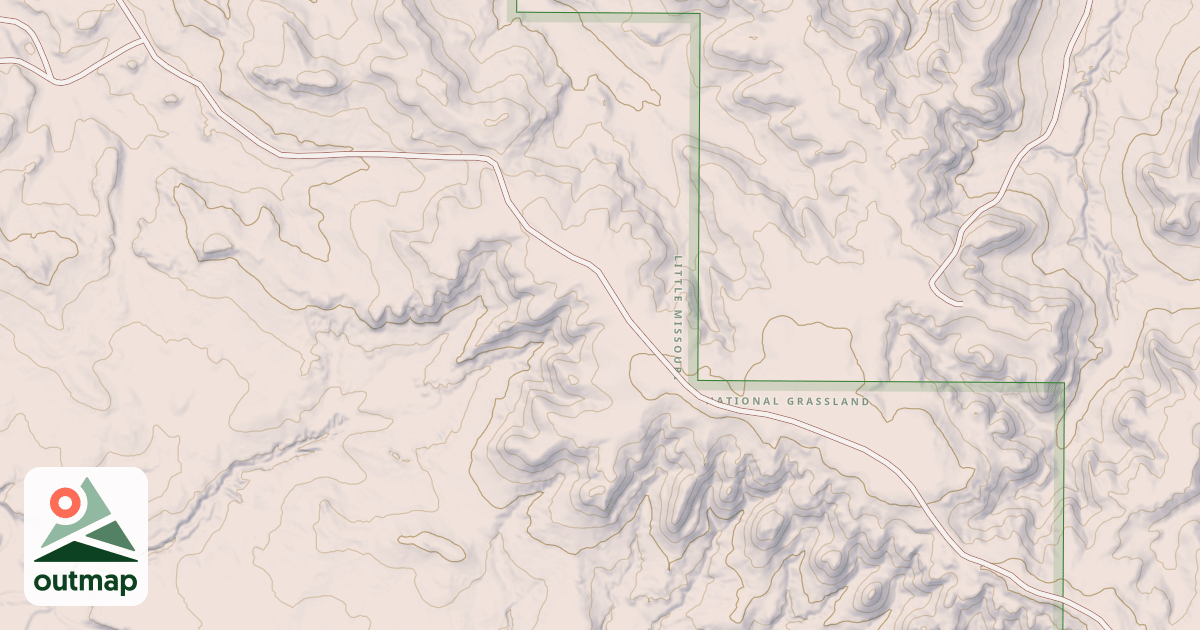 Map of (FDR) SPRING CREEK DIVIDE
