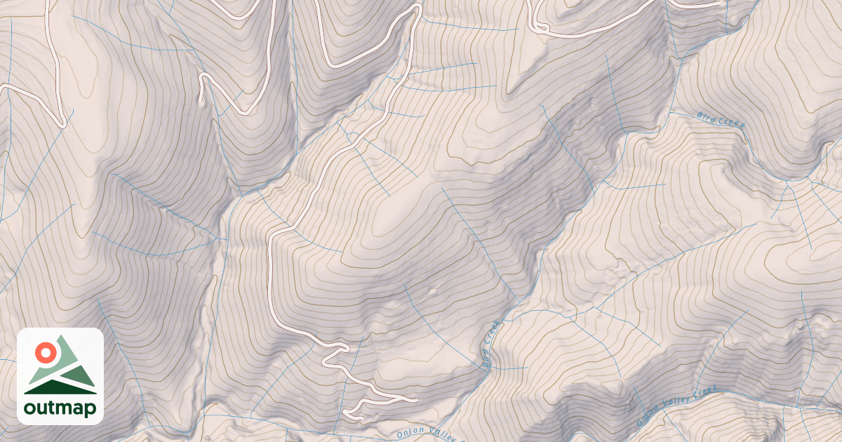 Map of BARKERS CABIN SPUR A