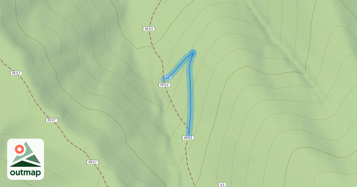 Map of Doe Creek Trail