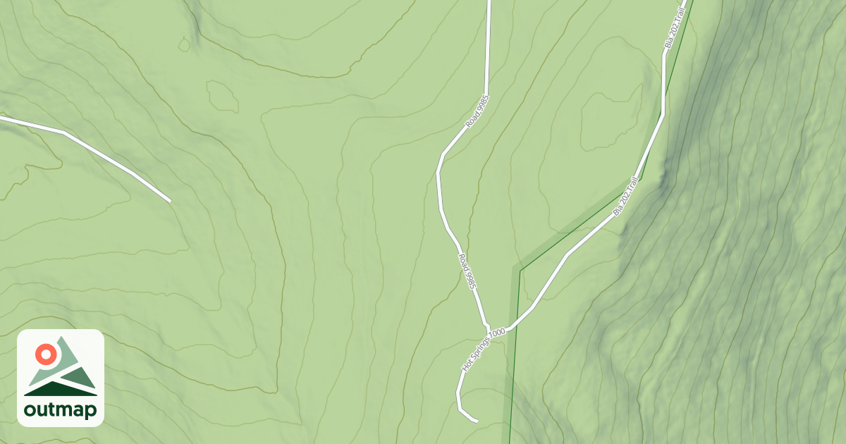 Map of FIVE FLAG