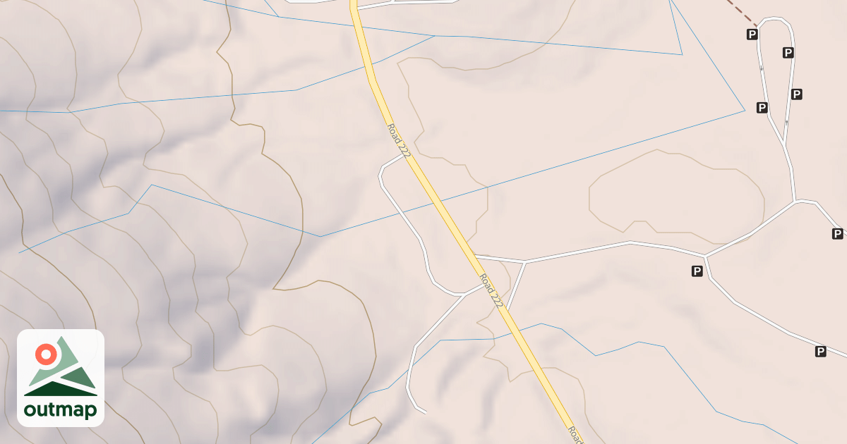 Map of BASS LAKE VIS