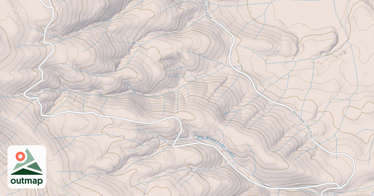 Map of BLACKHAWK LOOP