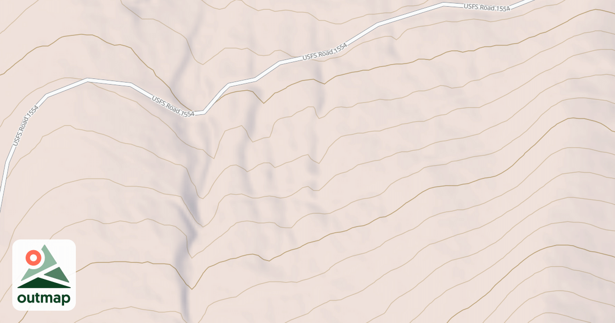 Map of USFS National Forest System Roads {DD6A6610-77A7-4045-9254-AE9A711525D5}