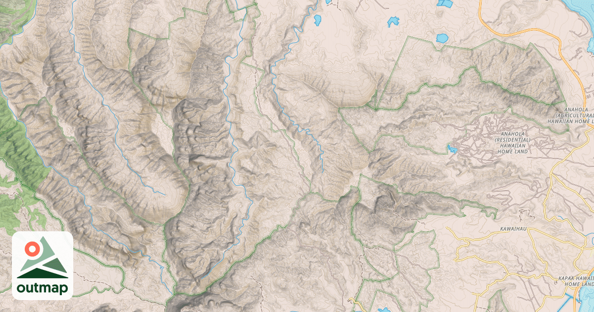Map of Powerline Trail