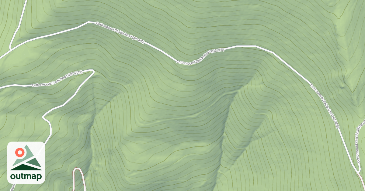 Map of NELSON PEAK