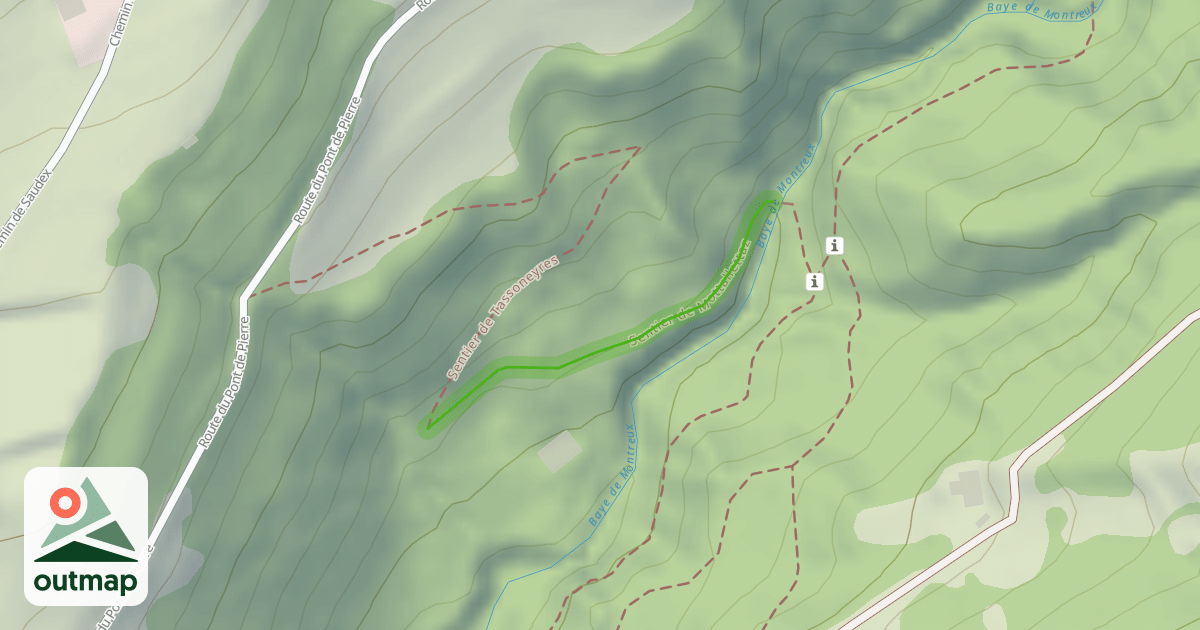 Map of Sentier de Mottallettaz
