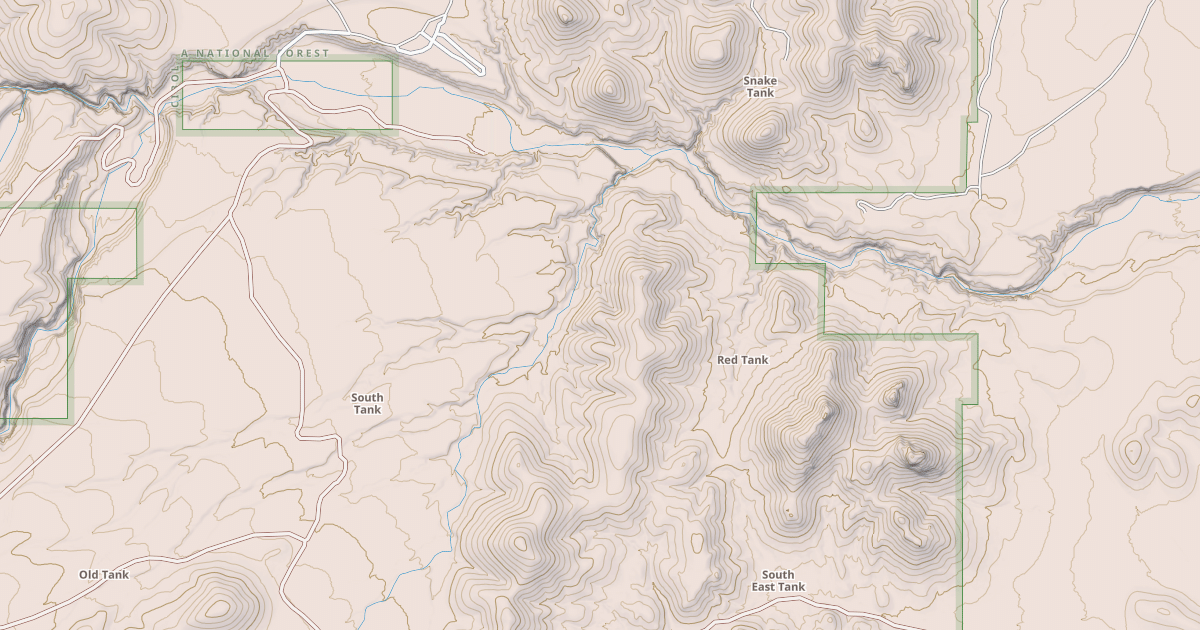 Map preview of USFS Motor Vehicle Use Map Roads {543EDAE3-0136-4544-85B0-757E6F25454E}
