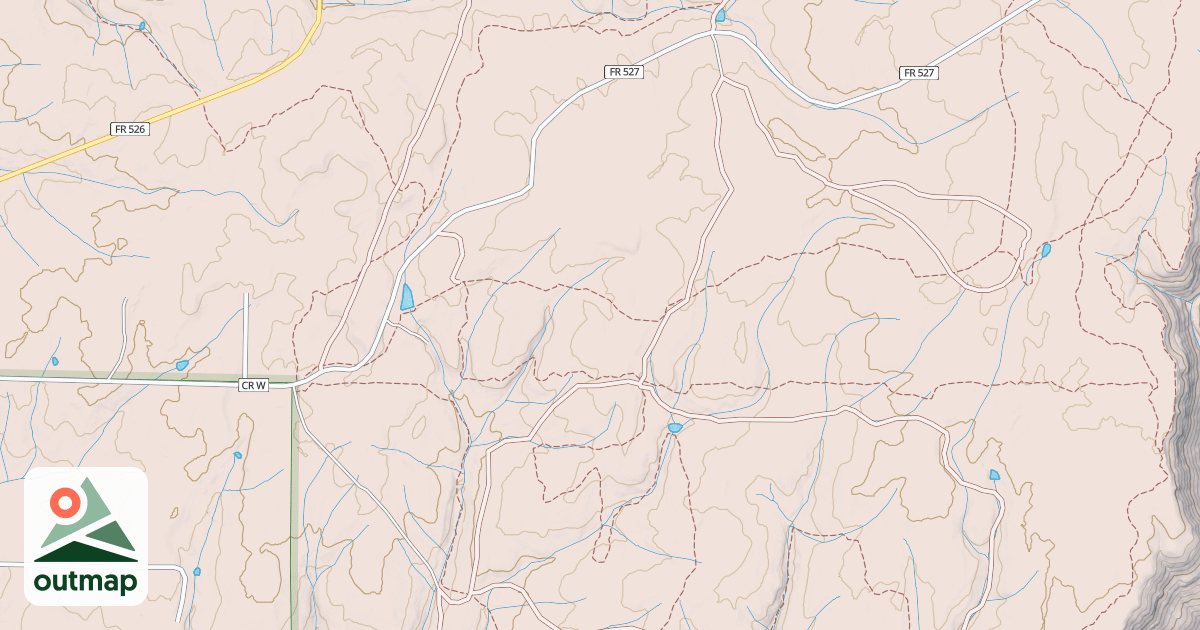 Map of BOGGY DRAW E