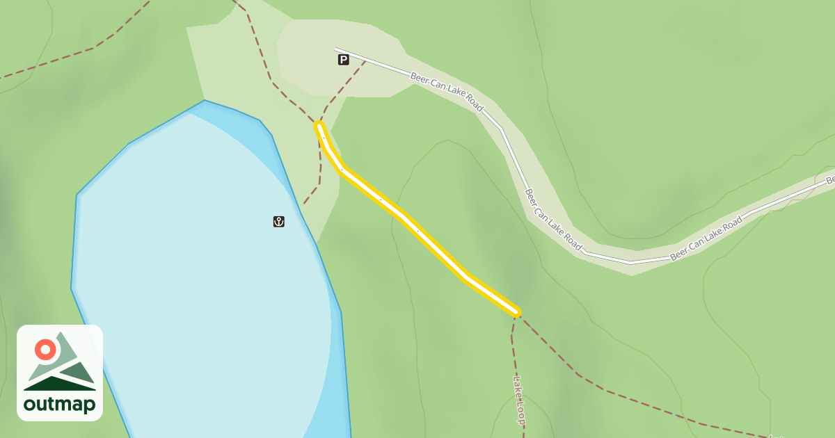 Map of Lake Loop