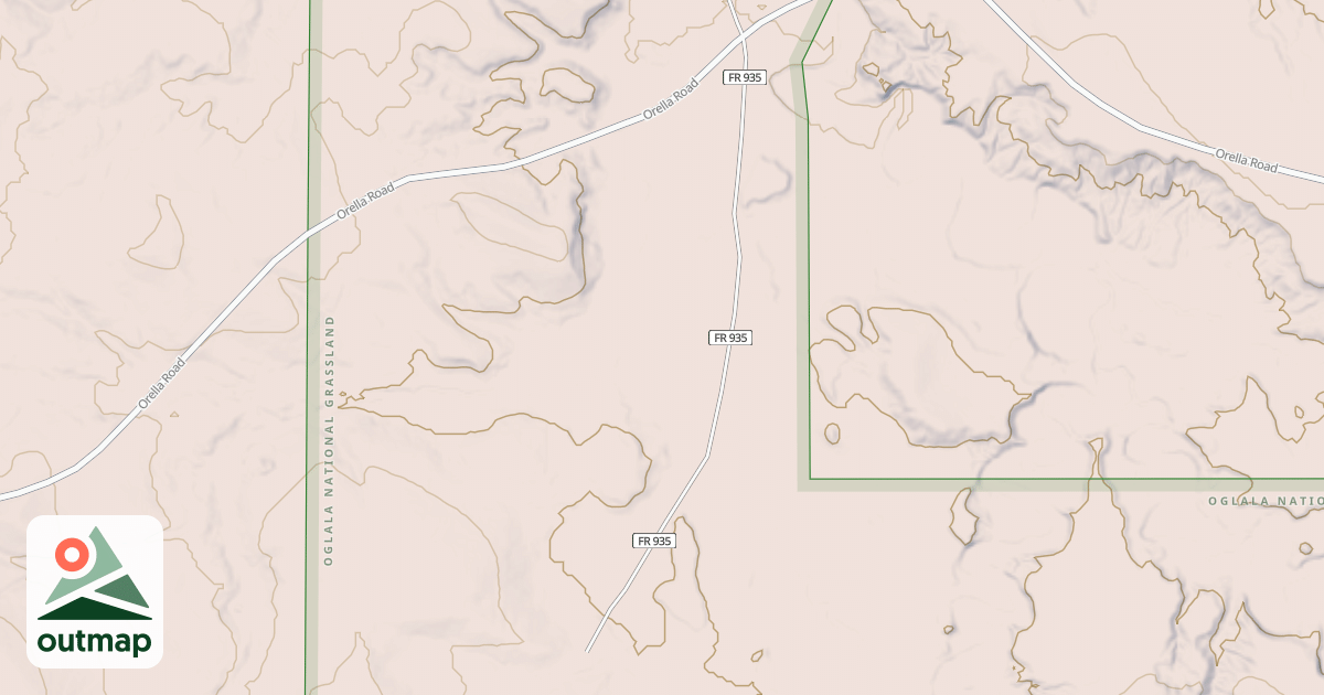 Map of USFS National Forest System Roads {D18E1039-E0CA-41B2-AE27-3841817CF406}
