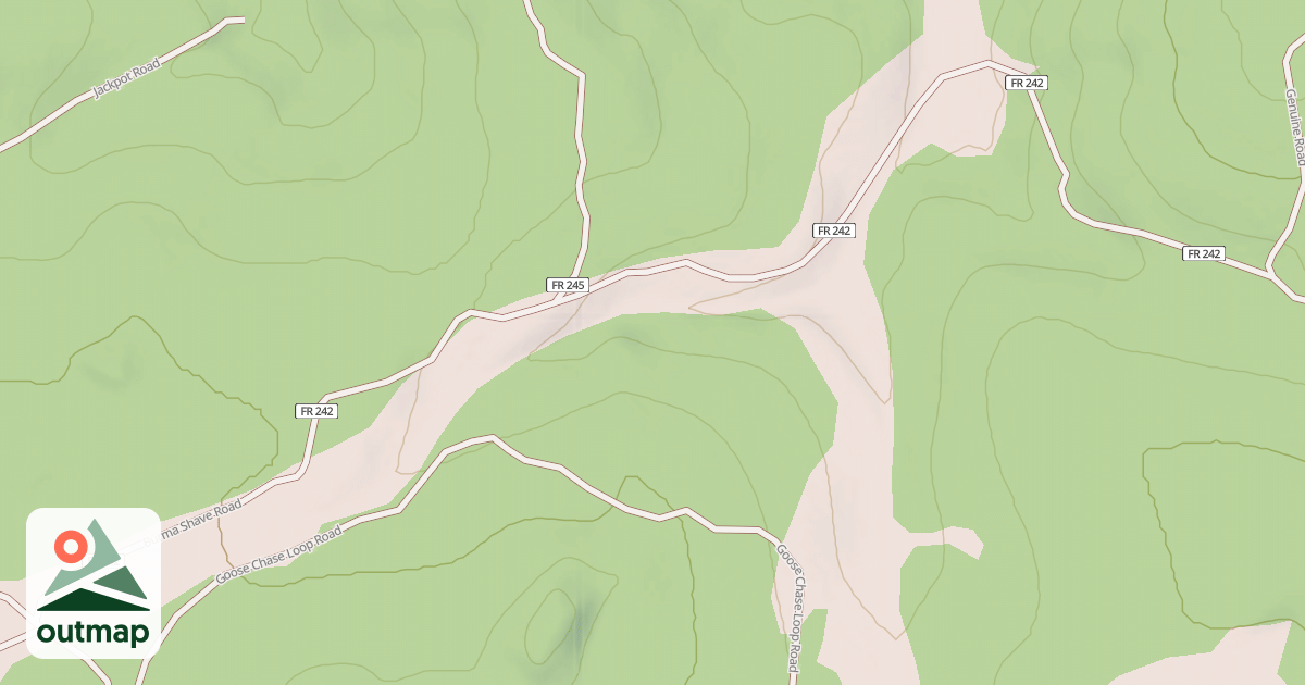Map of BURMA SHAVE