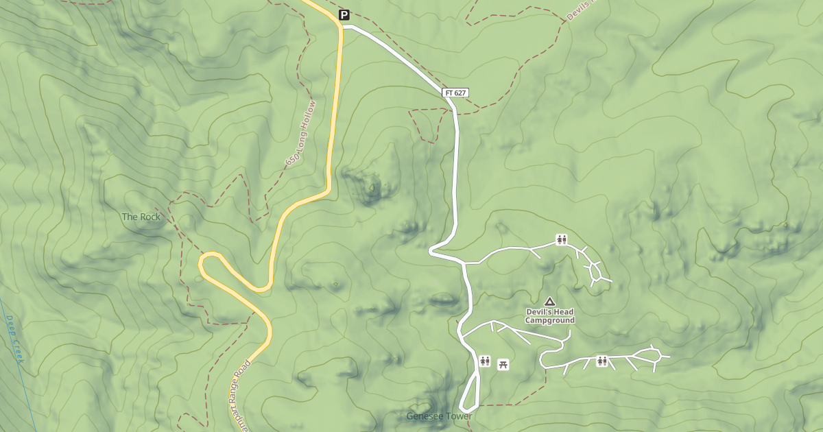 Map preview of DEVILS HEAD TH/CG
